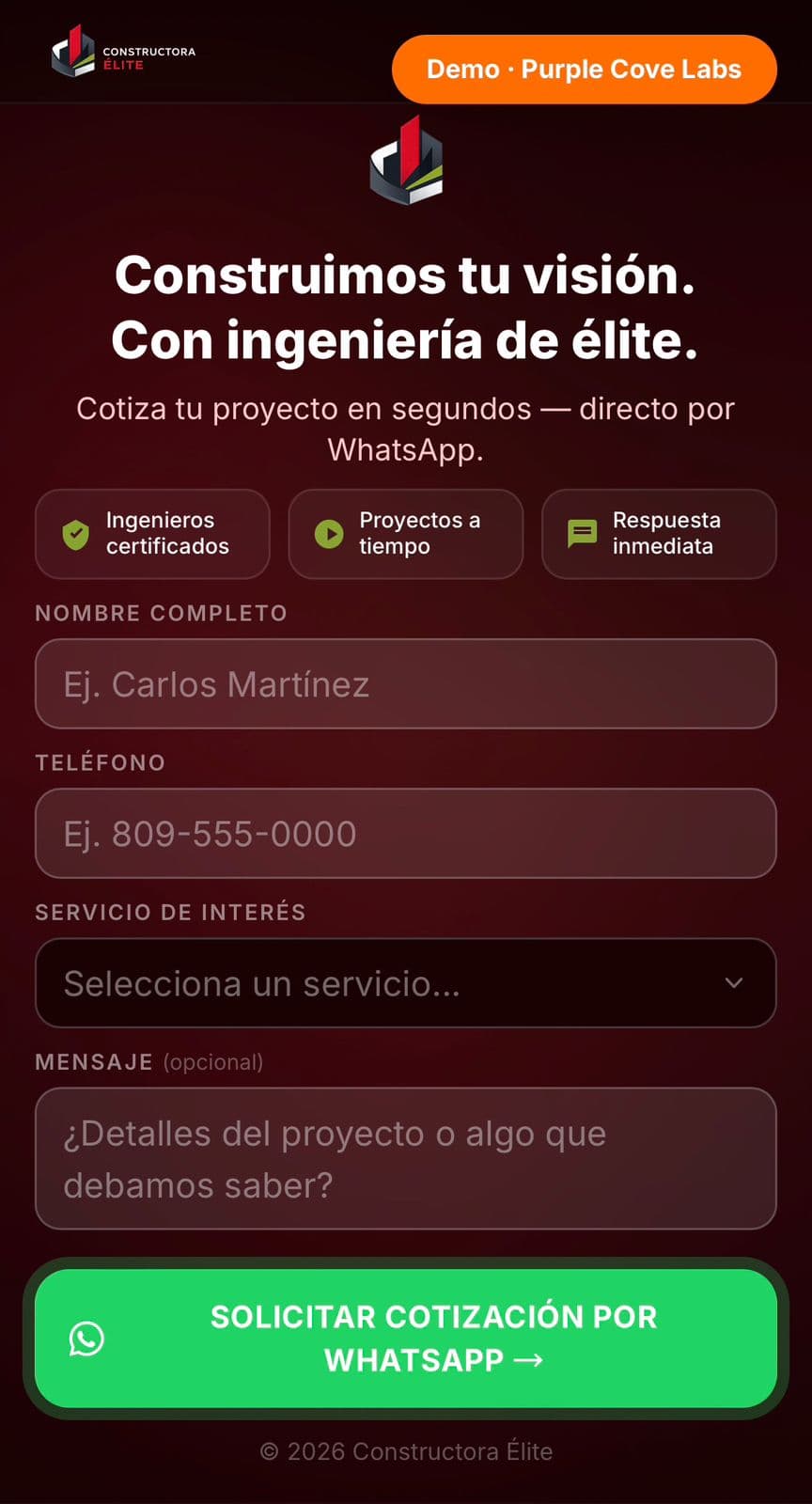 Demo Constructora